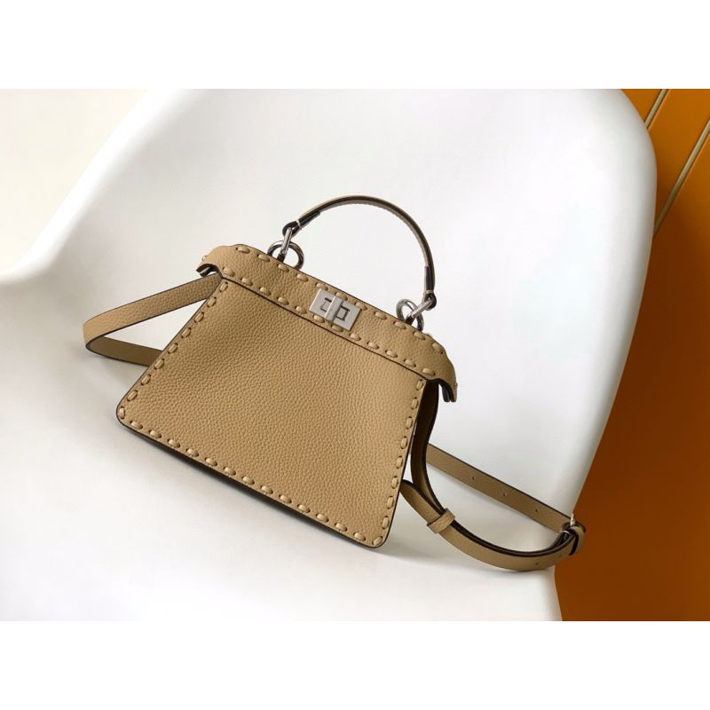 Fendi Peekaboo ISeeU Petite Bag -Tan