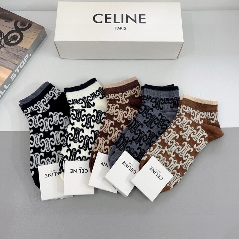 Celine socks ( 5 pairs)