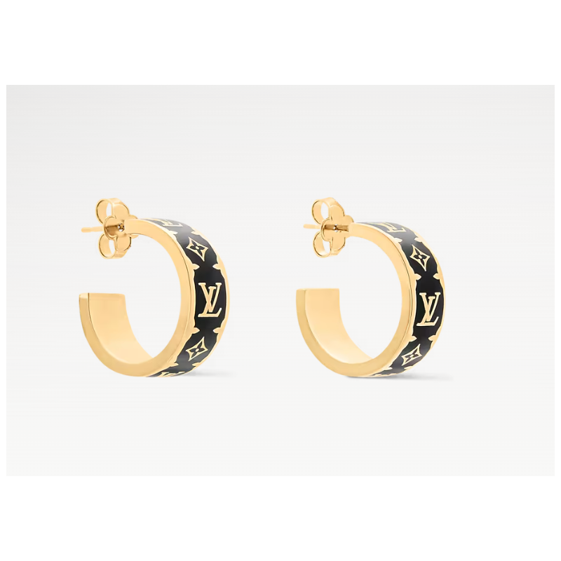 LV Nanogram Enamel Earrings