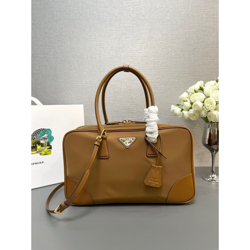 Prada Re-Edition 1978 large Re-Nylon and Saffiano leather two-handle bag