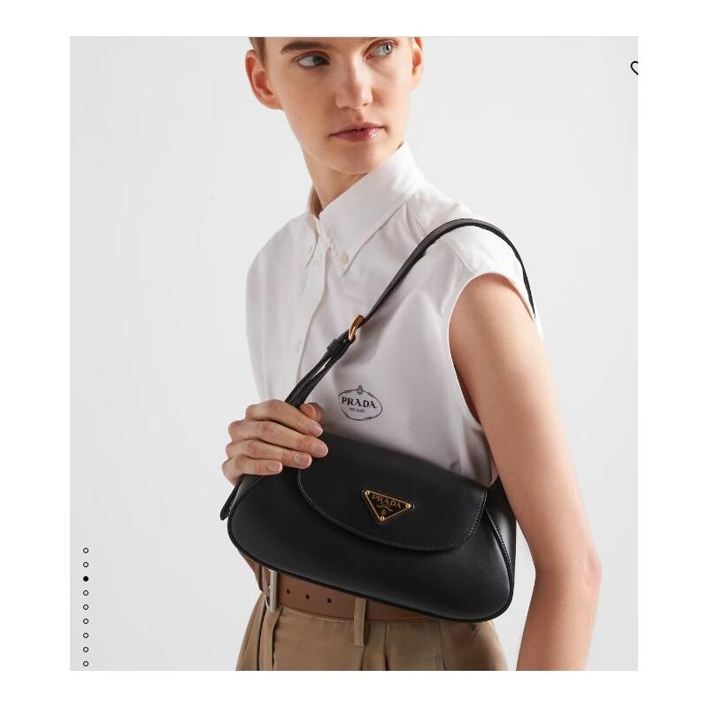 Prada Small leather shoulder bag