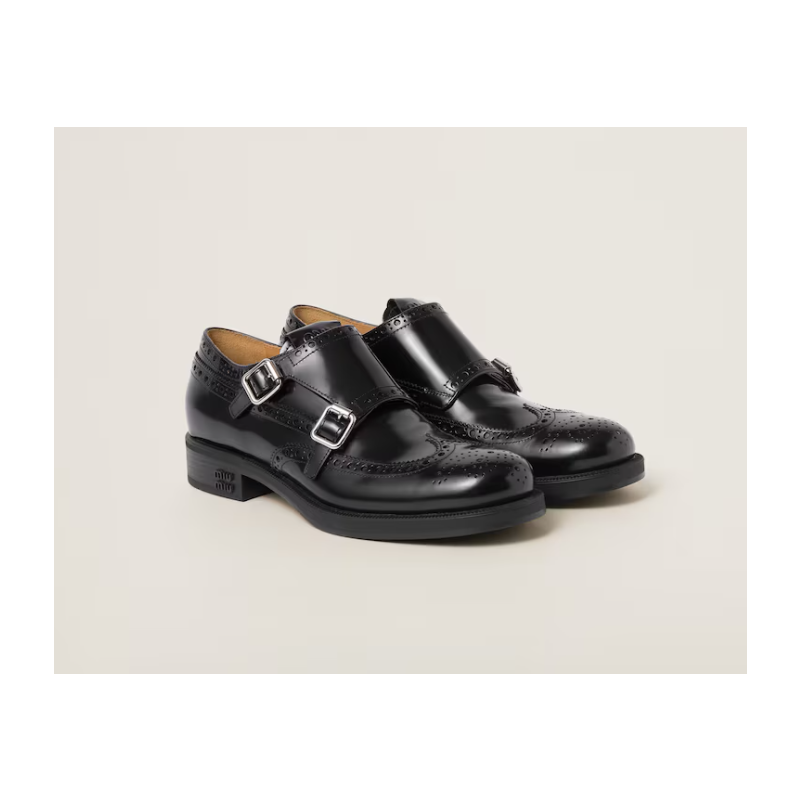 Miu Miu leather loafers