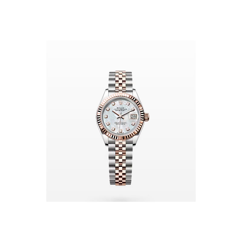 Rolex Lady Datejust 28mm, 31mm, Oystersteel, Diamonds , 18k rose gold
