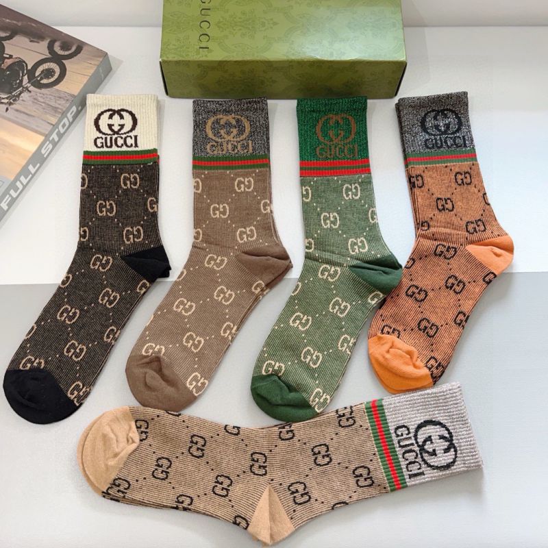 Gucci socks ( 5 pairs)