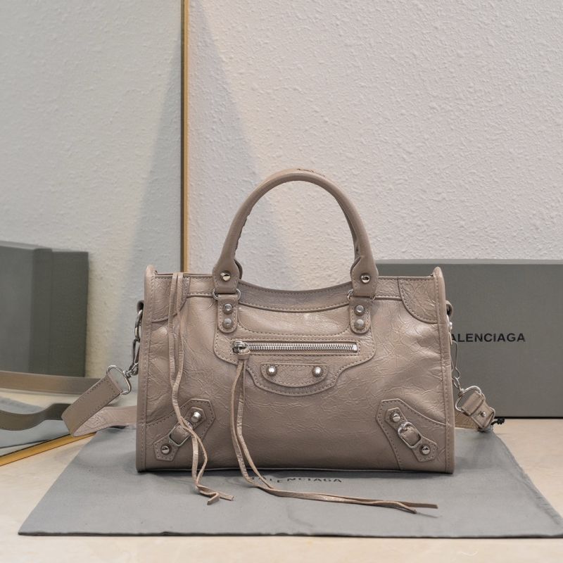 Balenciaga Le City kleine Tasche-Stone beige